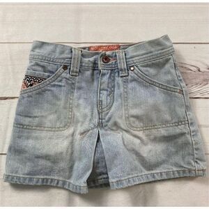 Levi's Strauss Kids Blue Flat Front Denim Jeans Skort Size M (7-8)